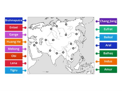 Asia - Hidrografie