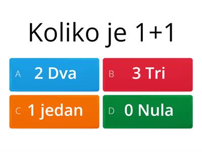 matematički kviz 1 razred