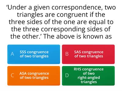 MATHS (congruence of triangle) std-7, chapter-7