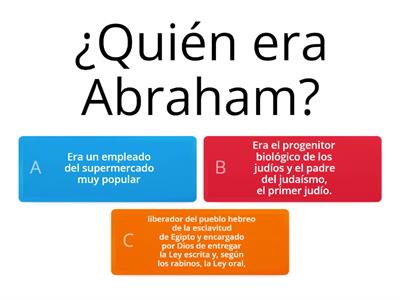 Quiz sobre Abraham