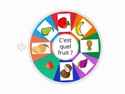 Les fruits en français