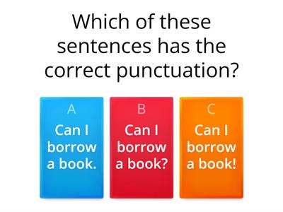 Correct Punctuation