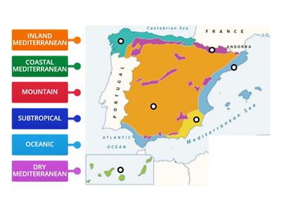 SOC U.2 - THE MAP OF CLIMATES IN SPAIN