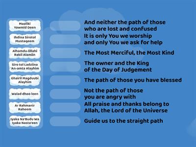 KS1 - Surah Al-Fatihah