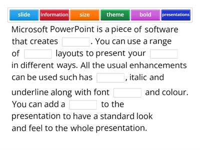 PowerPoint starter 1