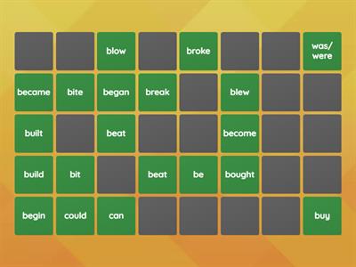 Irregular verbs tto 2 p1