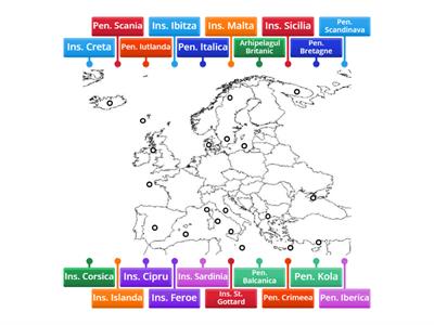 TNSOC Europa, insule si peninsule