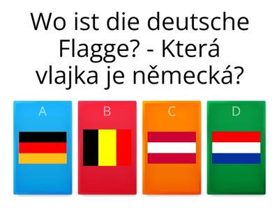 Deutschsprachige Länder - Quiz (Německy mluvící země)