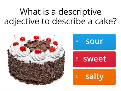 What is a descriptive adjective?