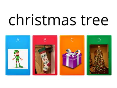 (Christmas vocabulary quiz)