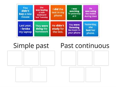 Simple past or past continuous??
