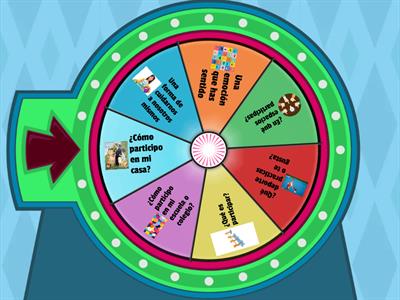 Ruleta de participación y autoestima