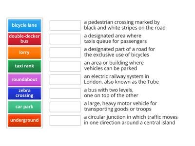 Talking About Transport