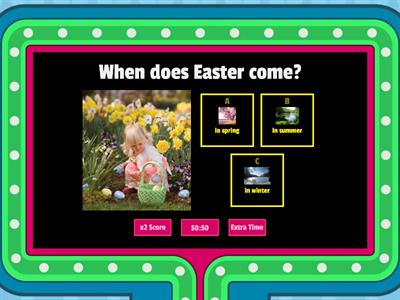 Easter Quiz Starters