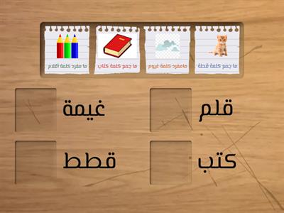 الجمع والمفرد في اللغة العربية 