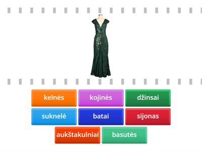 Learn Lithuanian Clothes Bottom