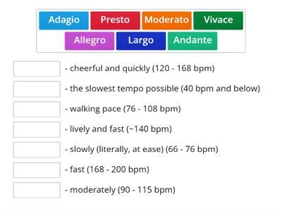 Tempo Terms