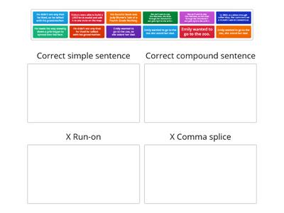 Sentence Structure Activity 