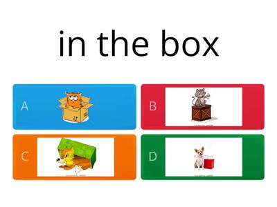 Prepositions of place quiz