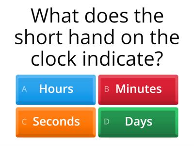 Telling Time Quiz