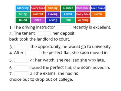 Participle Clauses B2 - Materiały Dydaktyczne