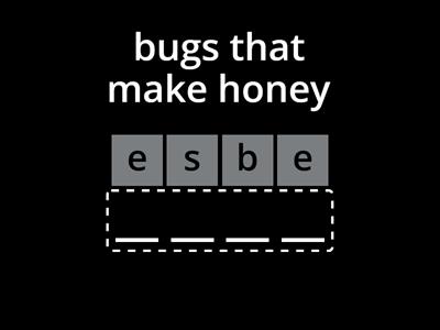 Starter task - Bees