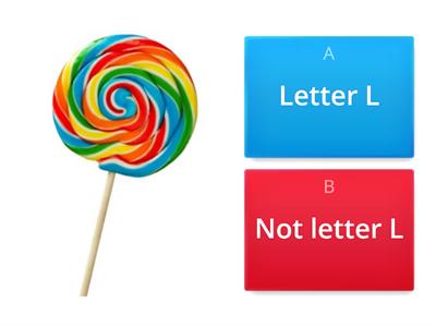 Letter L Sort and Match Quiz