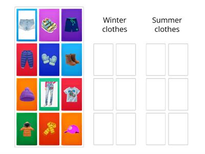 Clothes - Winter and Summer