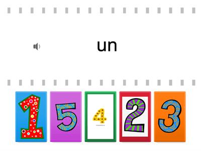 French Numbers 1-5 - Y1