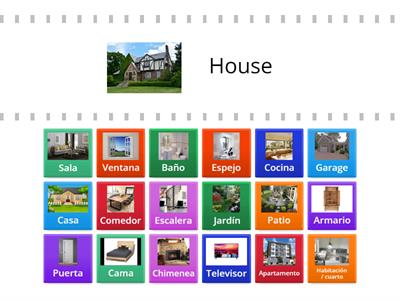 Partes de la casa en español