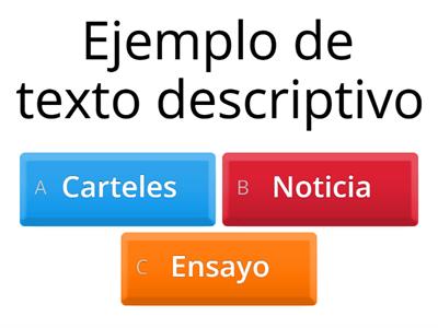 texto descriptivo