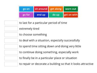 Complete First - Phrasal verbs (Unit 1)