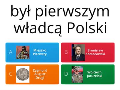 Sławni Polacy - historia, politycy