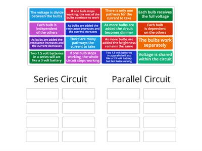 Series and Parallel Circuits Matching (Sanders)