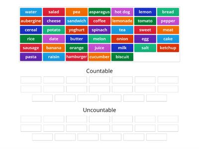 Countable/Uncountable FF3 Unit 8