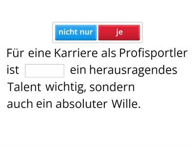 Aspekte Junior Kapitel 3 KB - zweiteilige Konnektoren Aufgabe 3a 