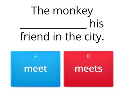 Subject & Verb Agreement Game