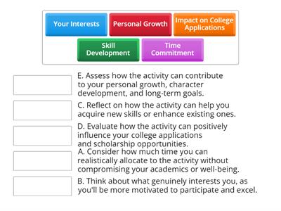 How to Choose the Best Extracurricular Activity