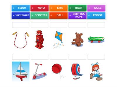 Toys Vocabulary Practice_Bright Ideas 1_Unit 3