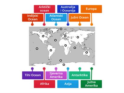 Svijet-Kontinenti i Oceani