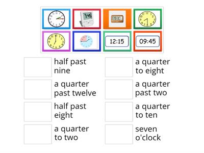 4A Unit 6 Telling Time