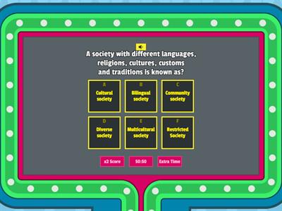 Society and its aspects -Quiz Show