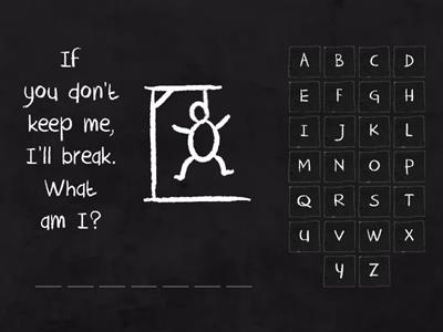 Riddle -Hangman game