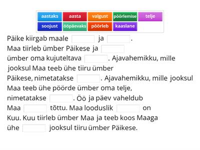  Loodusõpetus 3. klass