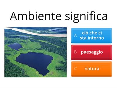 Ambiente e paesaggio