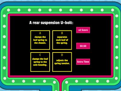 Suspension Big Quiz (Recap)