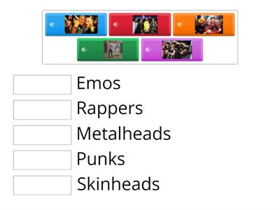 Urba tribes Vocabulary