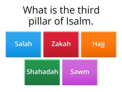 Islamic Studies 01-02 Quiz 