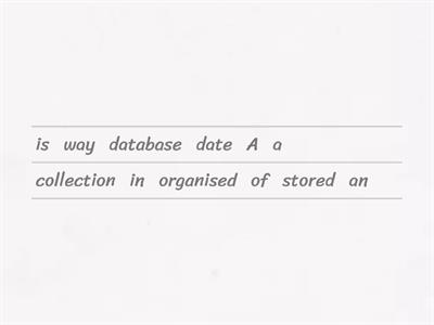 Database Statements