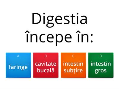 Sistemul digestiv - digestia
